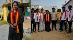 விஜய்க்கு ஆதரவு தெரிவிக்கும் தாமரைச்செல்வி; த.வெ.க துண்டுடன் புகைப்படம் வெளியீடு.