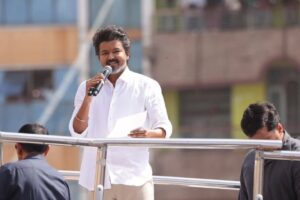 3 மணிக்கு தேர்தல் அறிக்கை வெளியீடு- நட்சத்திர ஹோட்டலை நோக்கி விரையும் விஜய்.